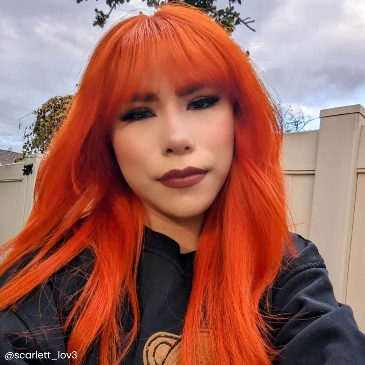 ARCTIC FOX Ginger Flare hair dye mixed with complementary shades