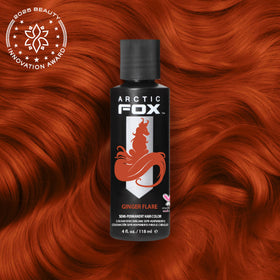 ARCTIC FOX Ginger Flare hair dye side view with cap