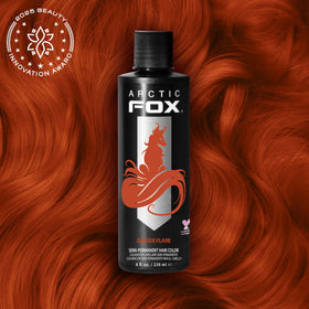ARCTIC FOX Ginger Flare packaging with two 8 oz bottles