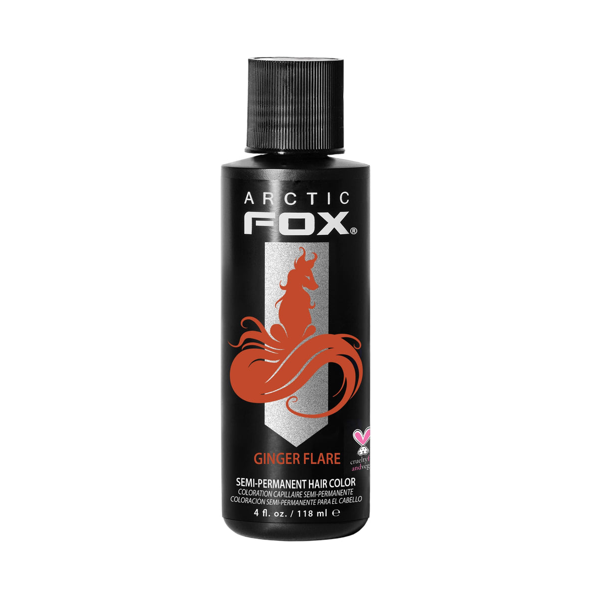 ARCTIC FOX Ginger Flare semi-permanent hair dye front view