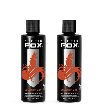ARCTIC FOX Ginger Flare semi-permanent hair dye front view