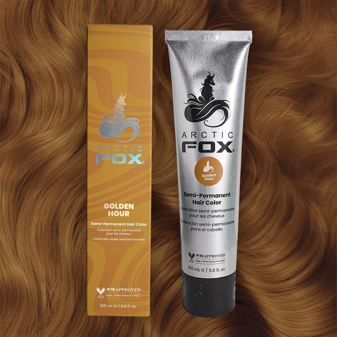 ARCTIC FOX Hair Dye Golden Hour cream formula close-up