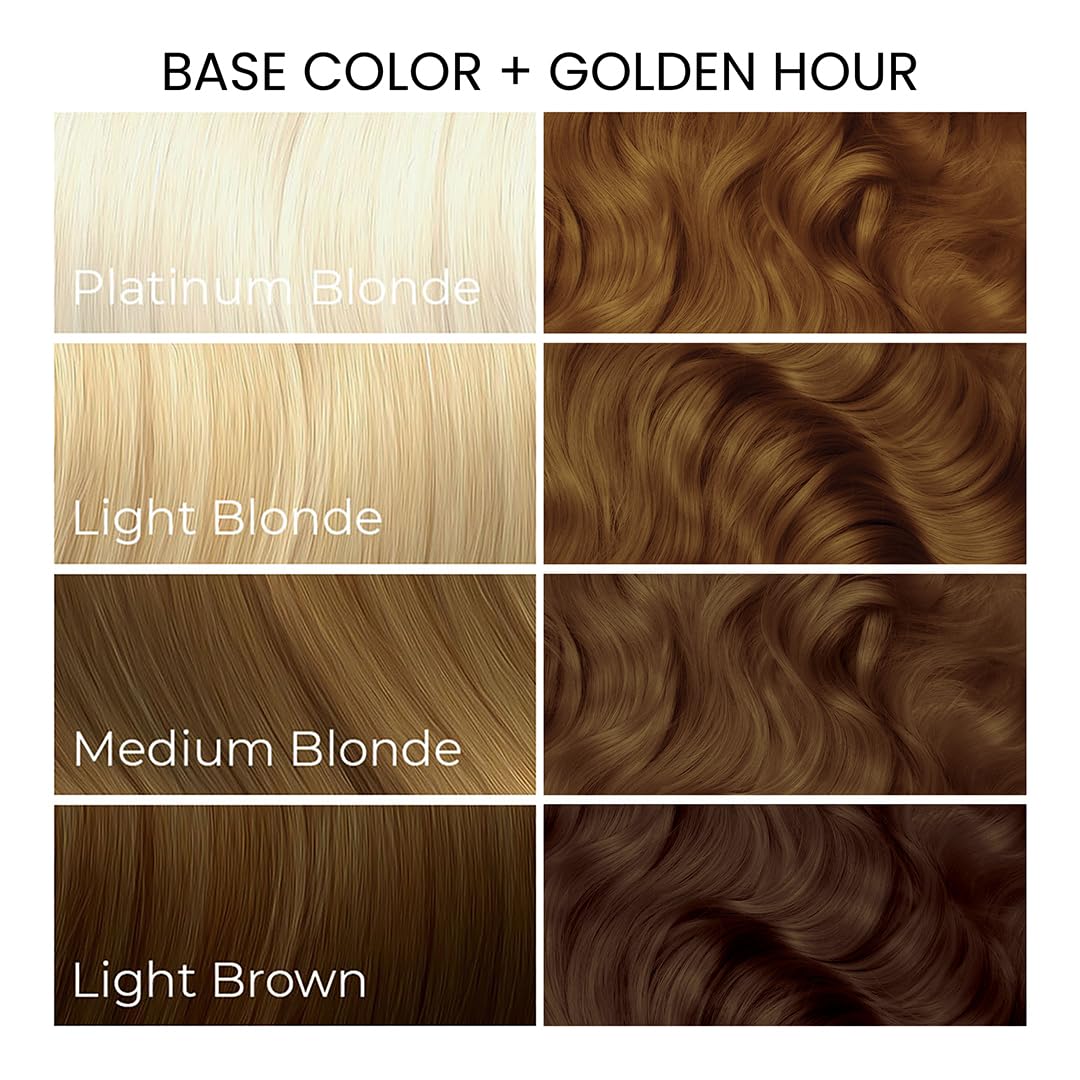 ARCTIC FOX Hair Dye Golden Hour with hair brush and gloves