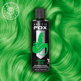 ARCTIC FOX hair dye Iris Green packaging details