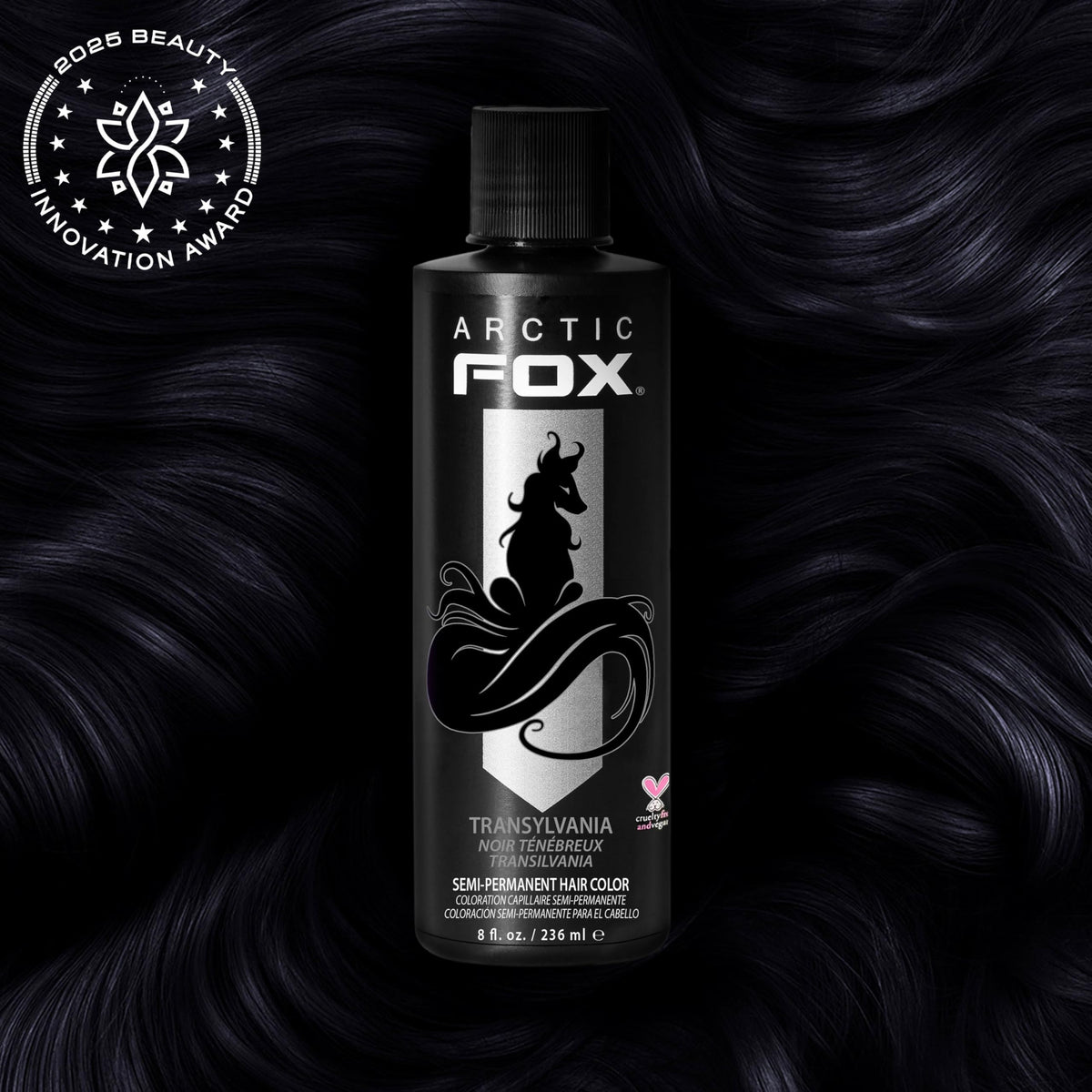 ARCTIC FOX hair dye Transylvania packaging side view