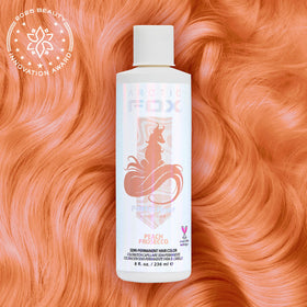 ARCTIC FOX Peach Prosecco Hair Dye 8 oz bottle back view