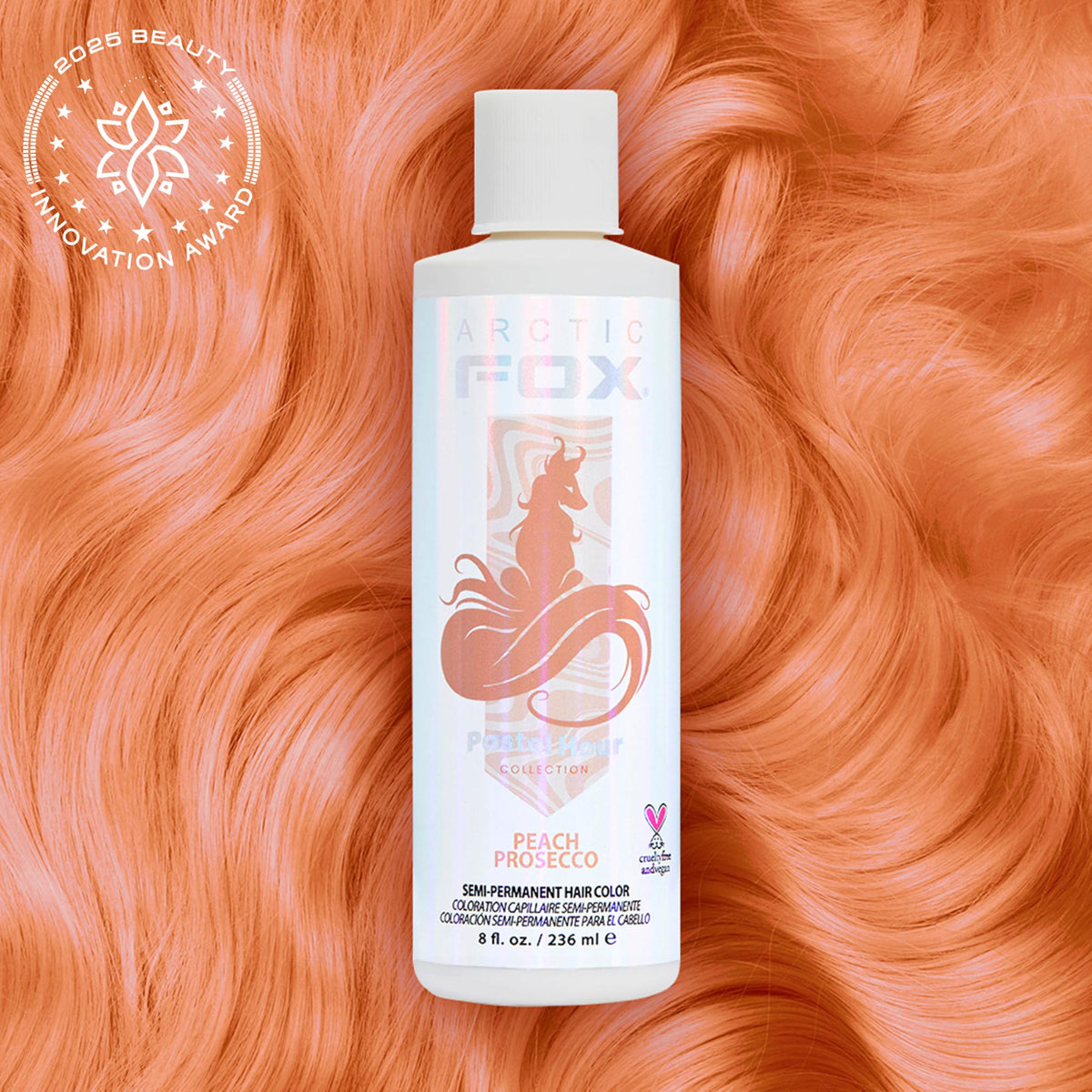ARCTIC FOX Peach Prosecco hair dye cream texture