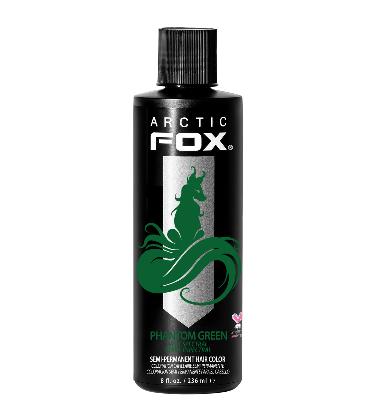 ARCTIC FOX Phantom Green hair dye front view 8 fl oz