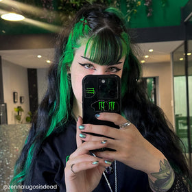 ARCTIC FOX Phantom Green hair dye mixed with other shades