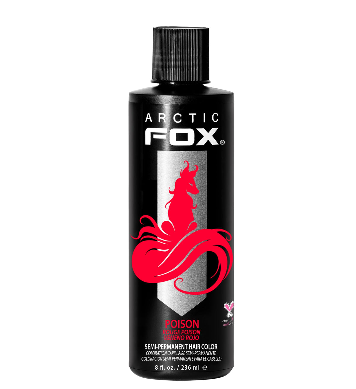 ARCTIC FOX Poison Semi-Permanent Hair Color 8 fl oz front view