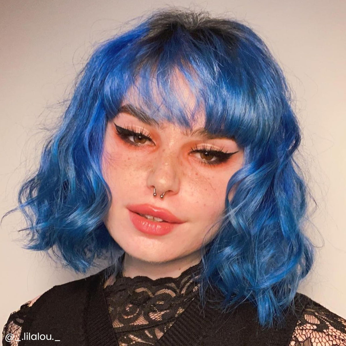 ARCTIC FOX Poseidon Blue hair dye application on hair