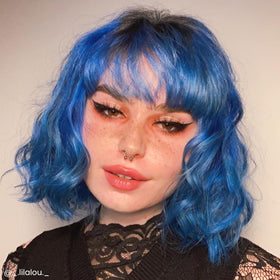 ARCTIC FOX Poseidon Blue hair dye application on hair