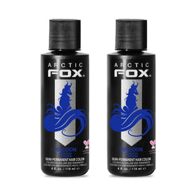 ARCTIC FOX Poseidon Semi-Permanent Hair Dye 4 oz tube front view
