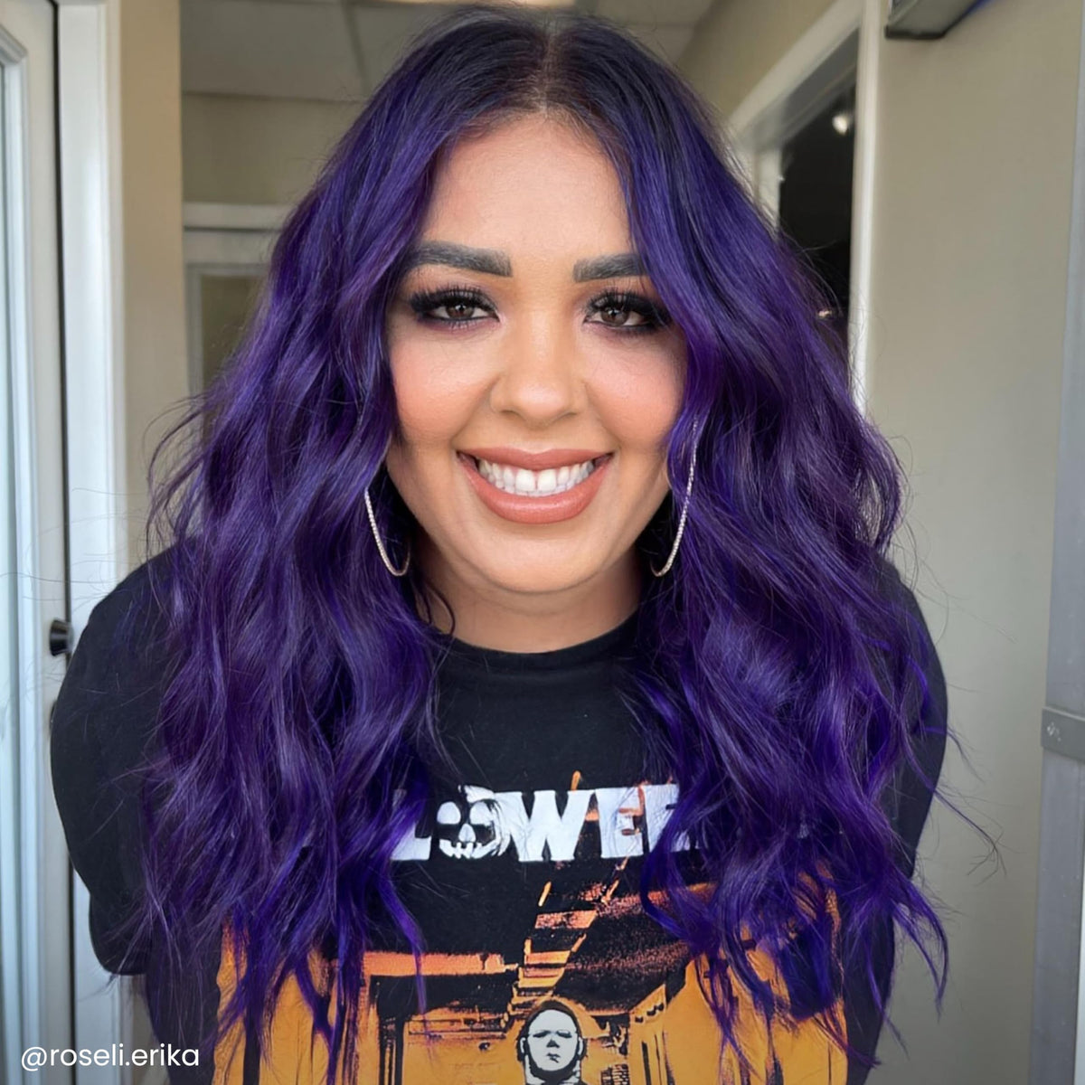 ARCTIC FOX Purple AF dye mixed with other shades