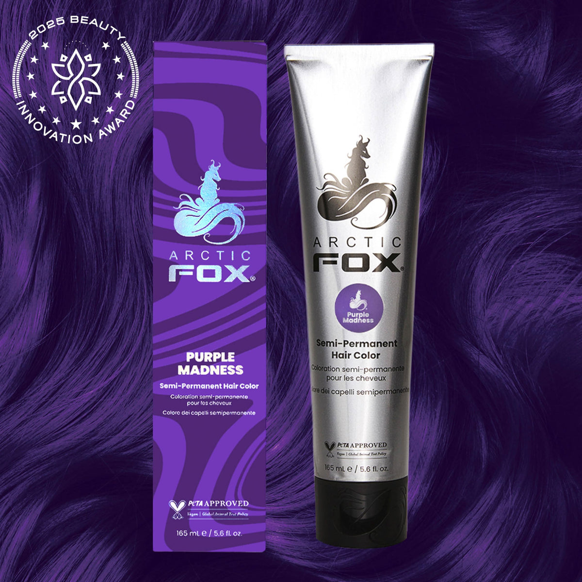ARCTIC FOX Purple Madness hair dye application process