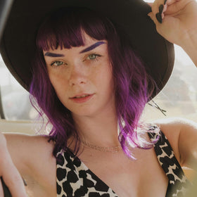 ARCTIC FOX Purple Madness hair dye texture close-up