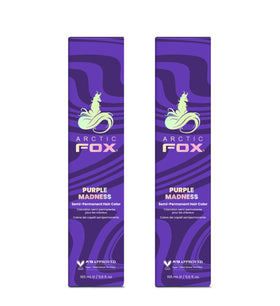 ARCTIC FOX Purple Madness Semi-Permanent Hair Color front view 5.6 oz