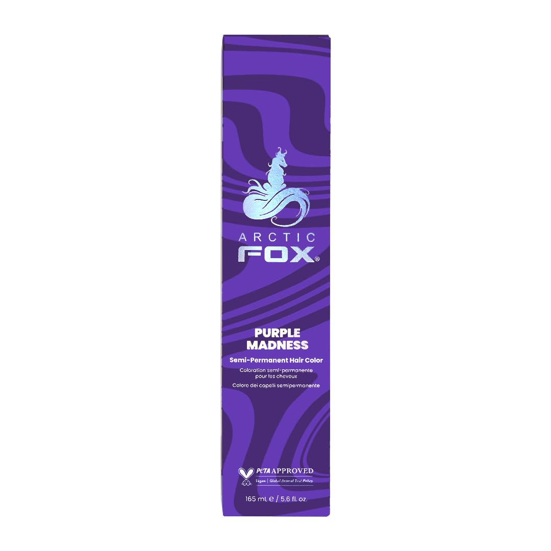 ARCTIC FOX Purple Madness Semi Permanent Hair Dye front view
