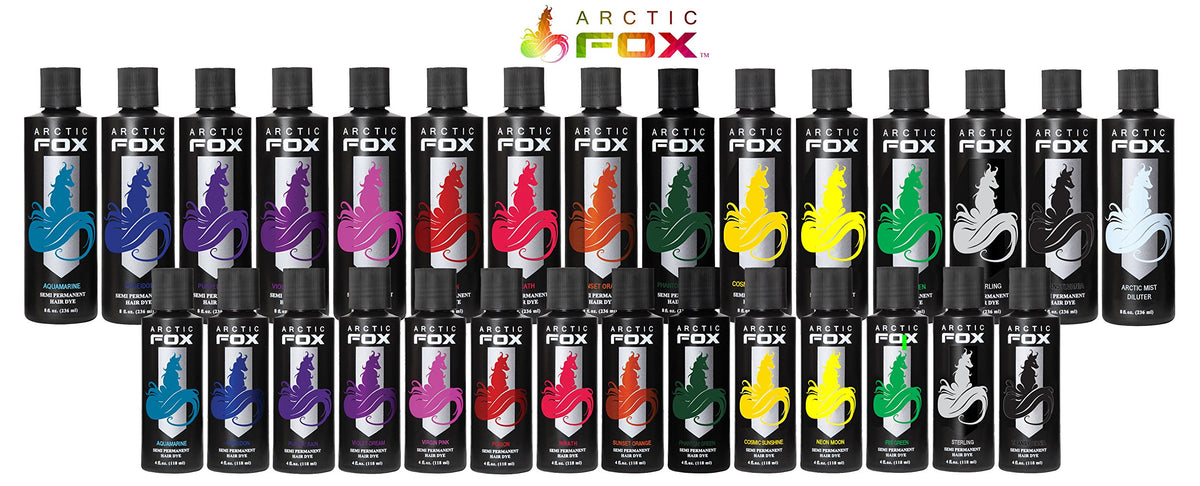 ARCTIC FOX Semi-Permanent Dye Sterling 4 fl oz packaging