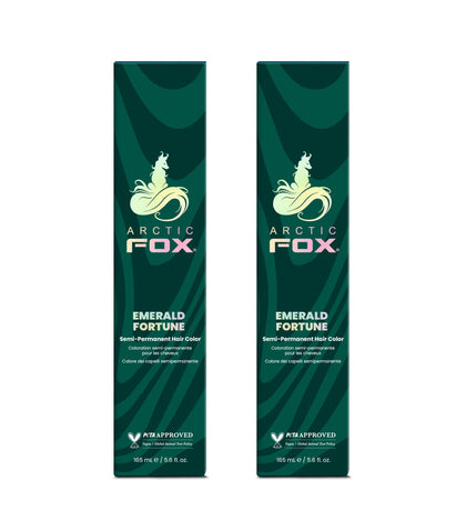 ARCTIC FOX Semi-Permanent Hair Color Emerald Fortune front view