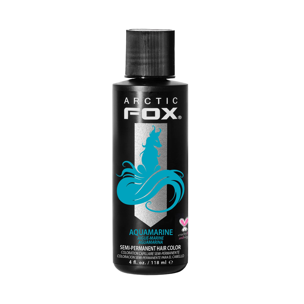 ARCTIC FOX Semi-Permanent Hair Dye Aquamarine 4 fl oz front view