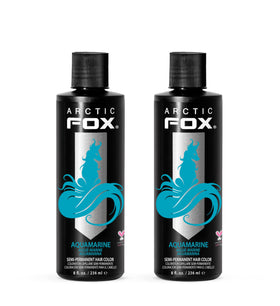 ARCTIC FOX Semi-Permanent Hair Dye Aquamarine Blue front view