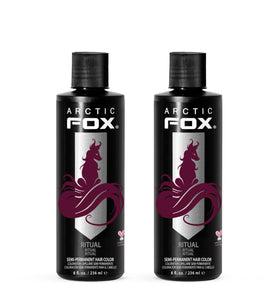 ARCTIC FOX Semi-Permanent Hair Dye Burgundy Red 8 oz front view