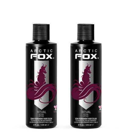 ARCTIC FOX Semi-Permanent Hair Dye Burgundy Red 8 oz front view