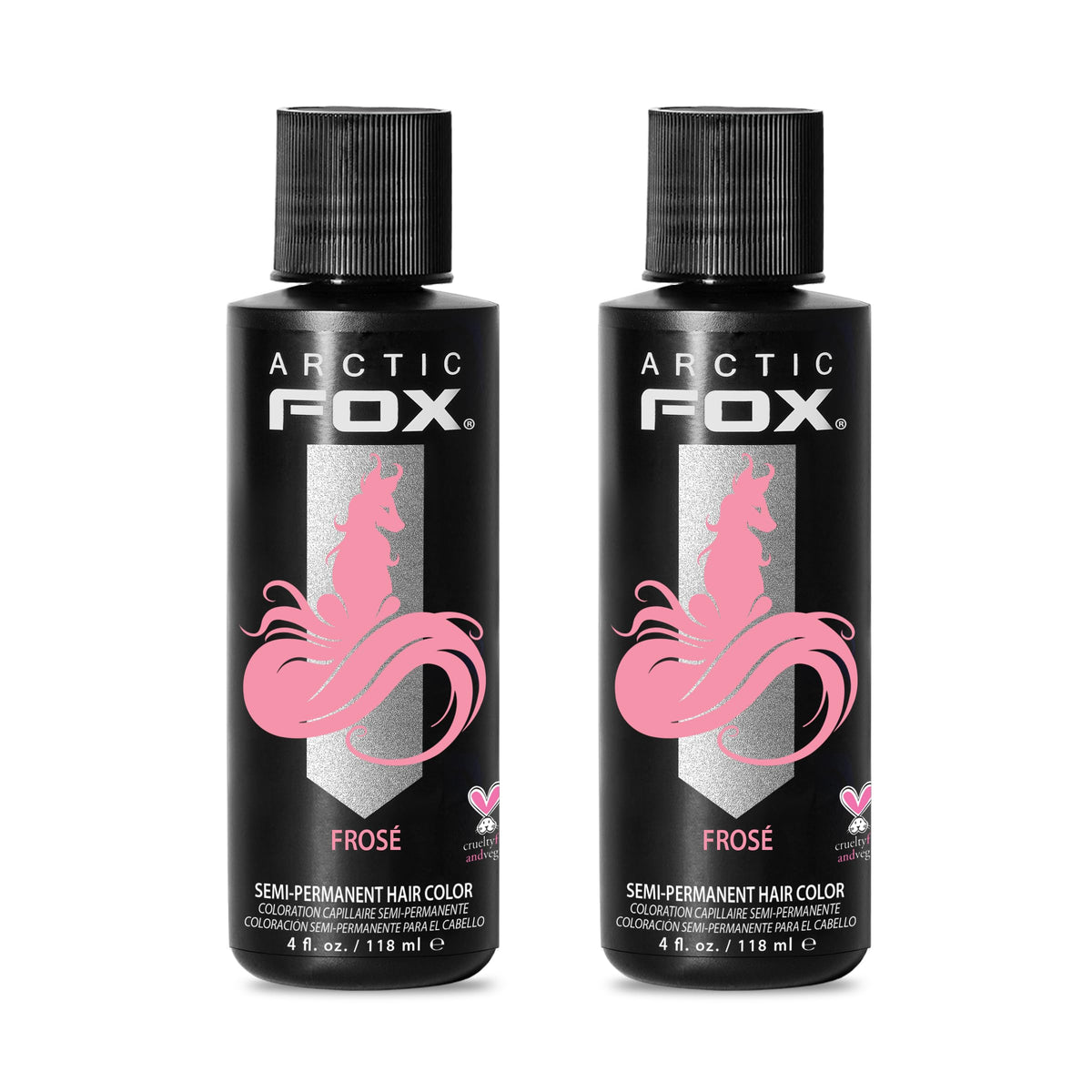 ARCTIC FOX Semi-Permanent Hair Dye Frose 2 x 4 oz front view