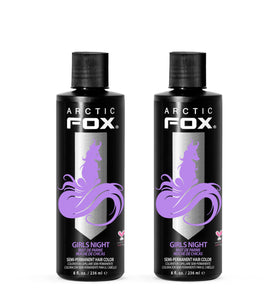 ARCTIC FOX Semi-Permanent Hair Dye Girls Night 2 x 8 oz packaging front view
