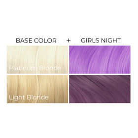 ARCTIC FOX Semi-Permanent Hair Dye Girls Night mixed with Purple AF
