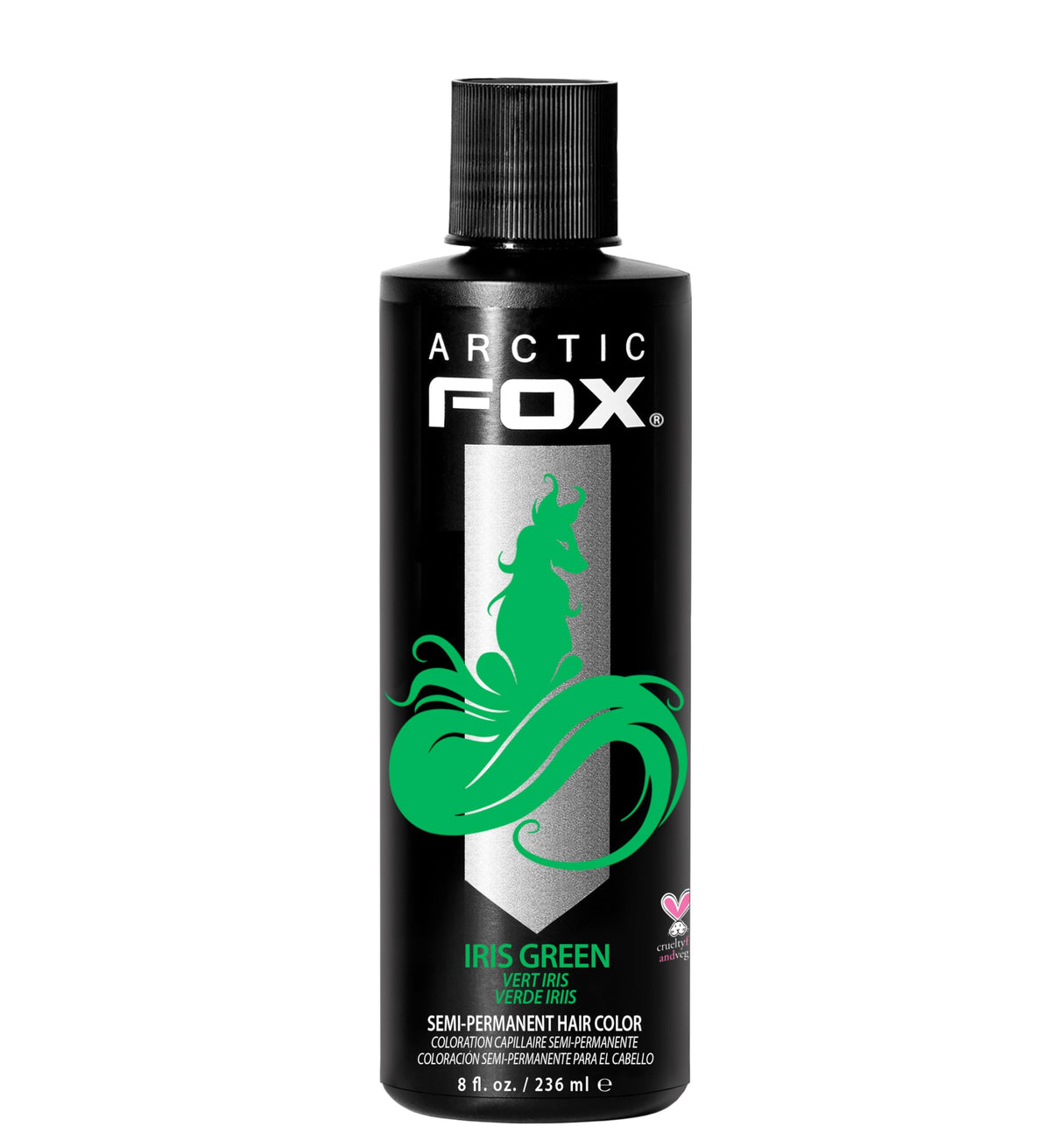 ARCTIC FOX Semi-Permanent Hair Dye Iris Green bottle front view