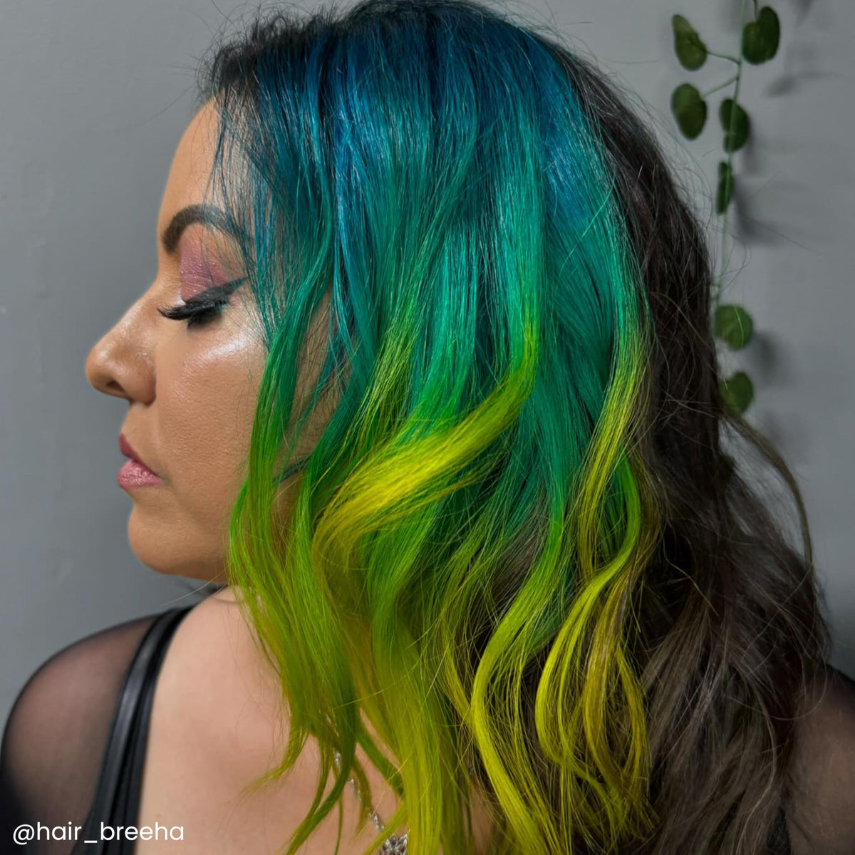 ARCTIC FOX Semi-Permanent Hair Dye Iris Green mixed shades