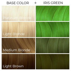 ARCTIC FOX Semi-Permanent Hair Dye Iris Green packaging display