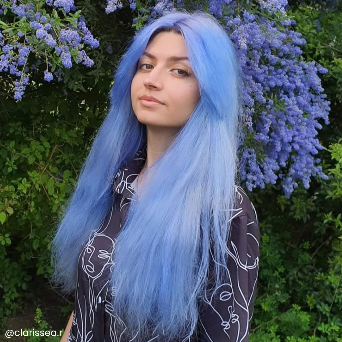 ARCTIC FOX Semi-Permanent Hair Dye Periwinkle cream texture close-up