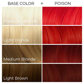 ARCTIC FOX Semi-Permanent Hair Dye Poison applied on hair strands