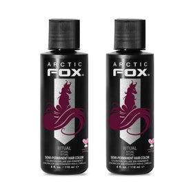 ARCTIC FOX Semi-Permanent Hair Dye Ritual Burgundy 4 fl oz front view