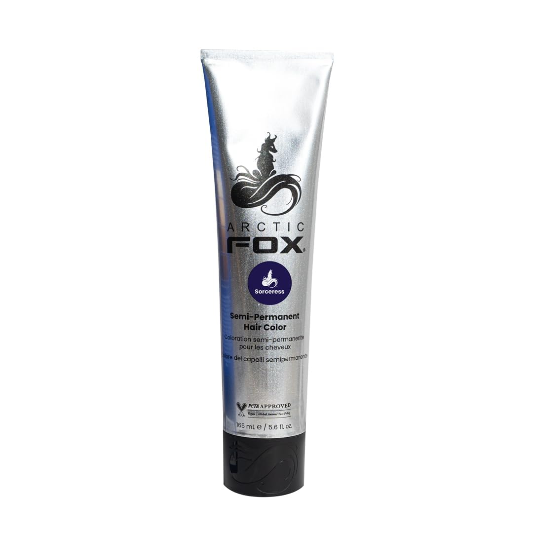 ARCTIC FOX Sorceress hair color on dark hair
