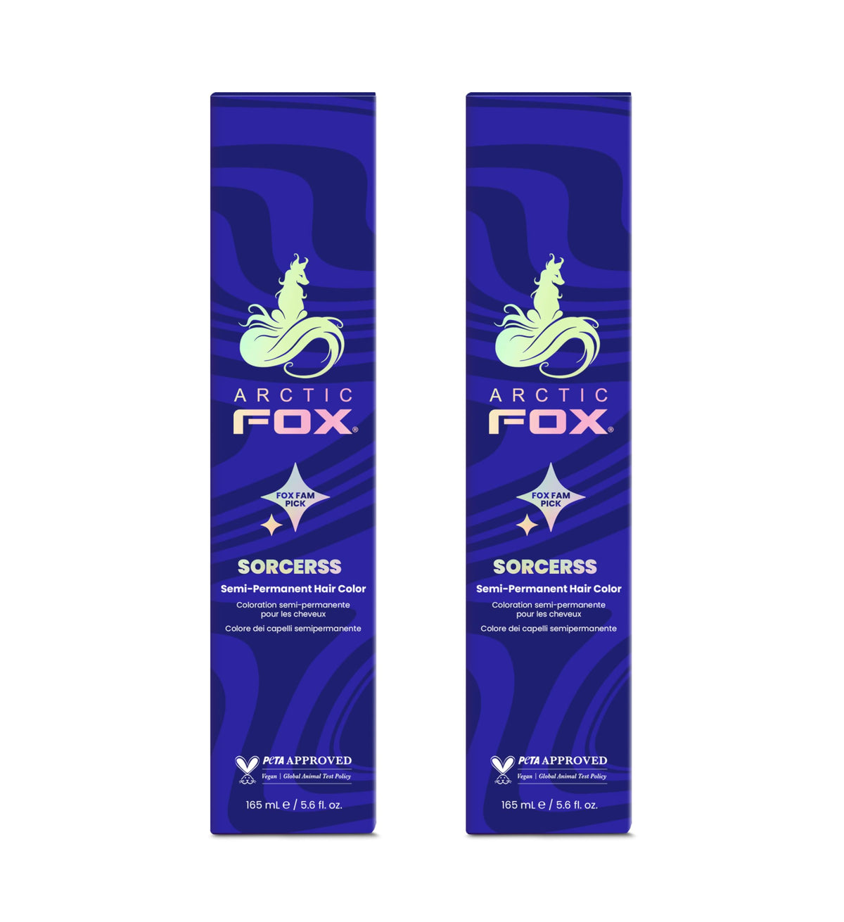 ARCTIC FOX Sorceress Semi-Permanent Hair Color 2 x 5.6 oz bottles front view