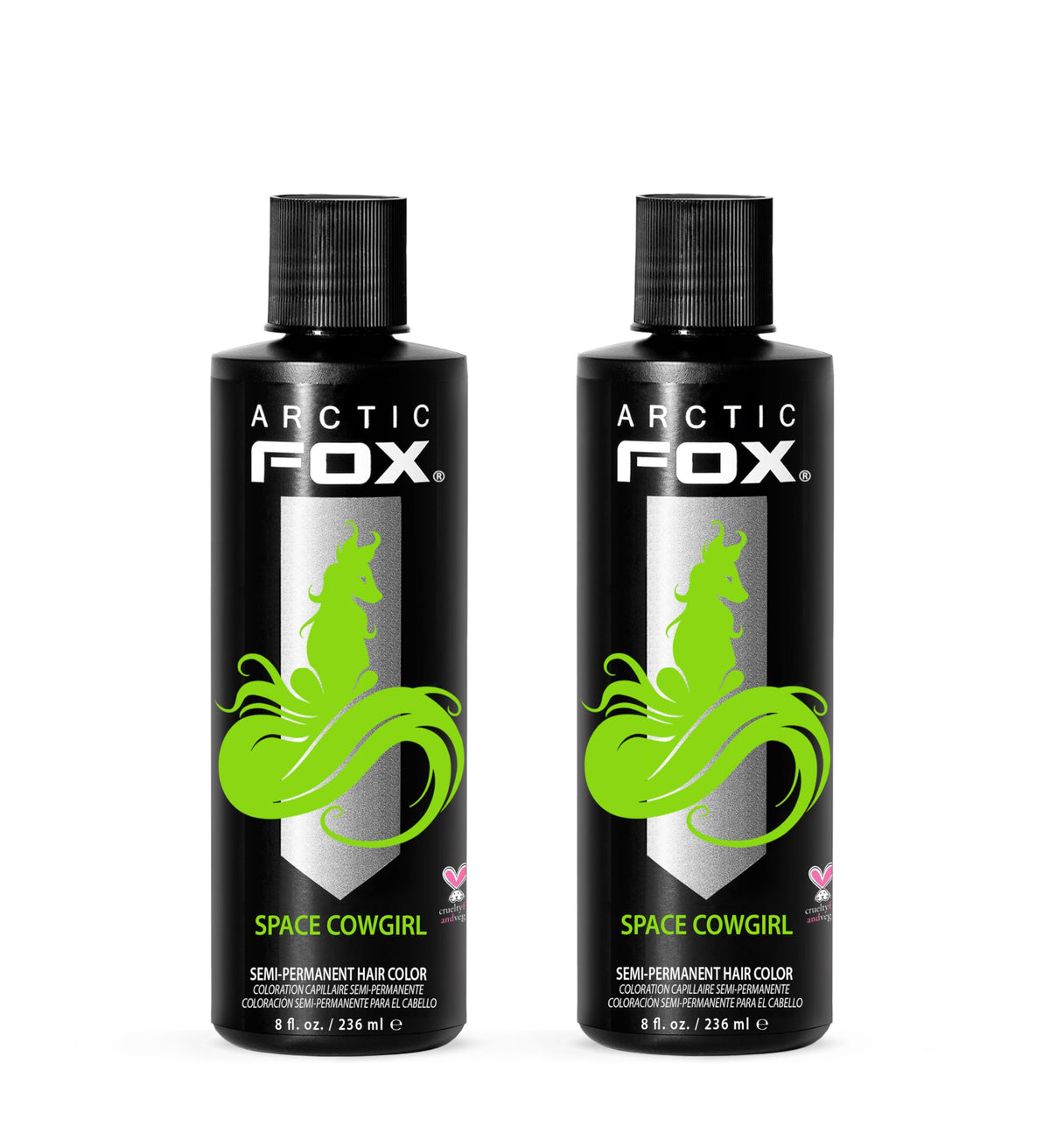 ARCTIC FOX Space Cowgirl hair dye 2 x 8 fl oz packaging front view