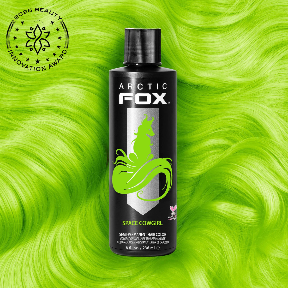 ARCTIC FOX Space Cowgirl hair dye packaging side view