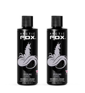 ARCTIC FOX Sterling Semi-Permanent Hair Dye front view 2x8 oz