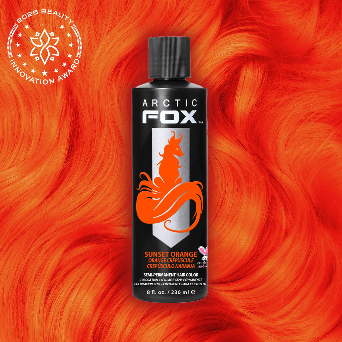 ARCTIC FOX Sunset Orange dye creamy texture in a bowl