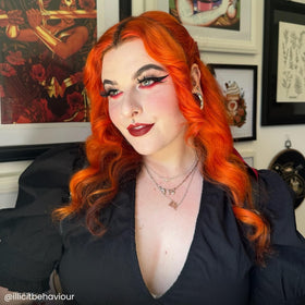 ARCTIC FOX Sunset Orange hair dye application on hair