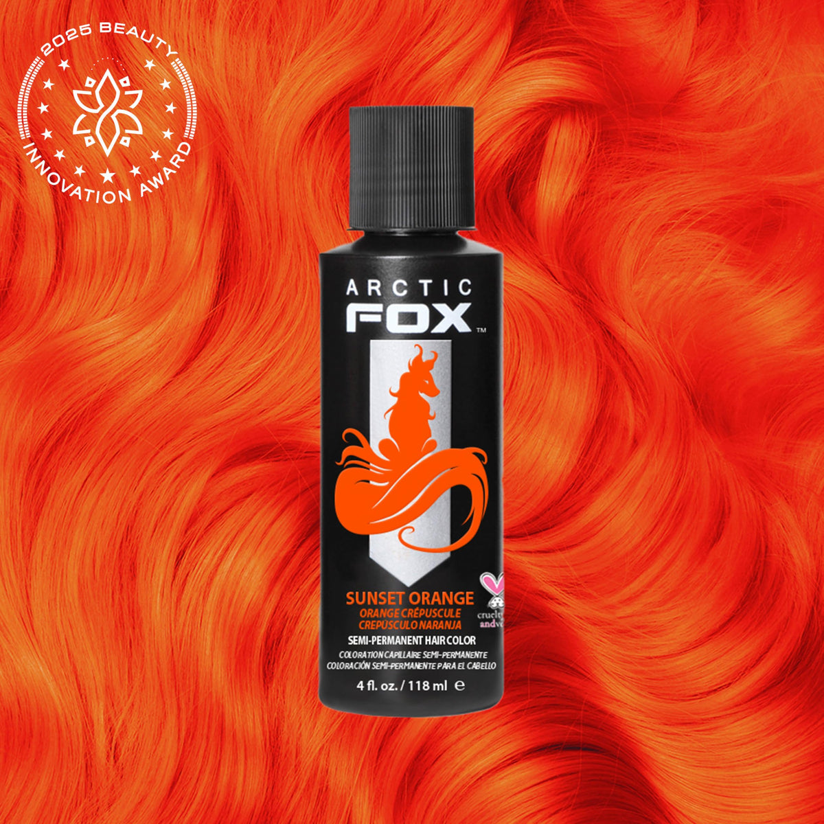 ARCTIC FOX Sunset Orange hair dye cream texture