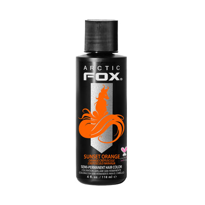ARCTIC FOX Sunset Orange hair dye front view 4 fl oz