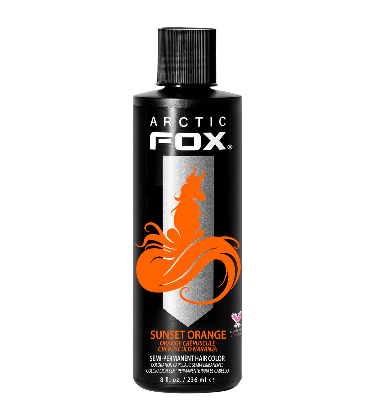 ARCTIC FOX Sunset Orange Hair Dye front view, 8 fl oz