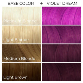 ARCTIC FOX Violet Dream hair dye with floral background