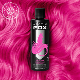 ARCTIC FOX Virgin Pink Hair Dye application scene