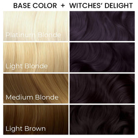ARCTIC FOX Witches' Delight purple hair dye application process